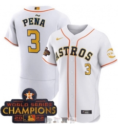Men Astros Space City 3 Jeremy Pena White Champions Flexbase Jersey Men Astros Space City 3 Jeremy Pena White Champions Flexbase Jersey