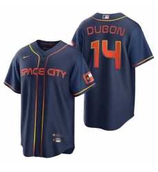 Men Houston Astros 14 Mauricio Dub F3n 2022 Navy City Connect Cool Base Stitched Jersey Men Houston Astros 14 Mauricio Dub F3n 2022 Navy City Connect Cool Base Stitched Jersey
