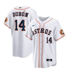 Men Houston Astros 14 Mauricio Dub F3n White Cool Base Stitched Baseball Jersey Men Houston Astros 14 Mauricio Dub F3n White Cool Base Stitched Baseball Jersey