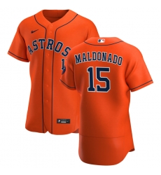 Men Houston Astros 15 Martin Maldonado Men Nike Orange Alternate 2020 Flex Base Team MLB Jersey Men Houston Astros 15 Martin Maldonado Men Nike Orange Alternate 2020 Flex Base Team MLB Jersey