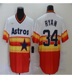Men Houston Astros 34 Nolan Ryan Multi Color Nike Cooperstown Collection Jersey Men Houston Astros 34 Nolan Ryan Multi Color Nike Cooperstown Collection Jersey
