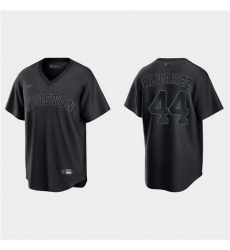 Men Houston Astros 44 Yordan Alvarez Black Pitch Black Fashion Replica Stitched Jersey Men Houston Astros 44 Yordan Alvarez Black Pitch Black Fashion Replica Stitched Jersey