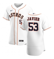 Men Houston Astros 53 Cristian Javier Men Nike White Home 2020 Flex Base Player MLB Jersey Men Houston Astros 53 Cristian Javier Men Nike White Home 2020 Flex Base Player MLB Jersey