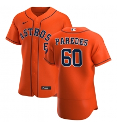 Men Houston Astros 60 Enoli Paredes Men Nike Orange Alternate 2020 Flex Base Team MLB Jersey Men Houston Astros 60 Enoli Paredes Men Nike Orange Alternate 2020 Flex Base Team MLB Jersey