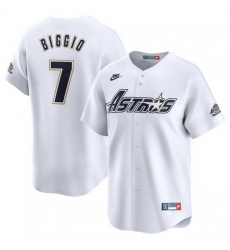 Men Houston Astros 7 Craig Biggio Cream Cooperstown Collection Limited Stitched Baseball Jersey Men Houston Astros 7 Craig Biggio Cream Cooperstown Collection Limited Stitched Baseball Jersey