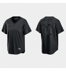 Men Houston Astros Active Player Custom Black Pitch Black Fashion Replica Stitched Jersey Men Houston Astros Active Player Custom Black Pitch Black Fashion Replica Stitched Jersey