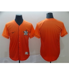 Men Houston Astros Blank Orange Fade Stitched Baseball Jersey Men Houston Astros Blank Orange Fade Stitched Baseball Jersey