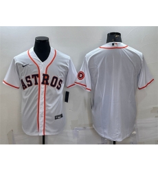 Men Houston Astros Blank White With Patch Cool Base Stitched Jersey Men Houston Astros Blank White With Patch Cool Base Stitched Jersey