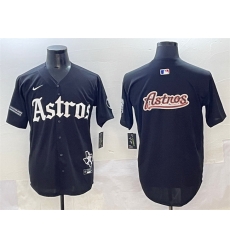 Men Houston Astros Team Big Logo Black Gothic 27Houston Born Barrio Raised 27 Limited Stitched Baseball Jersey 2 Men Houston Astros Team Big Logo Black Gothic 27Houston Born Barrio Raised 27 Limited Stitched Baseball Jersey 2