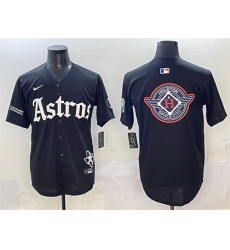 Men Houston Astros Team Big Logo Black Gothic 27Houston Born Barrio Raised 27 Limited Stitched Baseball Jersey 5 Men Houston Astros Team Big Logo Black Gothic 27Houston Born Barrio Raised 27 Limited Stitched Baseball Jersey 5