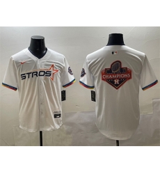 Men Houston Astros Team Big Logo White 2025 City Connect Limited Stitched Baseball Jersey 004 Men Houston Astros Team Big Logo White 2025 City Connect Limited Stitched Baseball Jersey 004