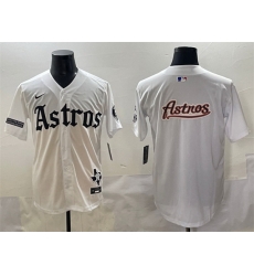 Men Houston Astros Team Big Logo White Gothic 27Houston Born Barrio Raised 27 Limited Stitched Baseball Jersey 005 Men Houston Astros Team Big Logo White Gothic 27Houston Born Barrio Raised 27 Limited Stitched Baseball Jersey 005