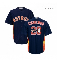 Mens Houston Astros 28 Robinson Chirinos Authentic Navy Blue Team Logo Fashion Cool Base Baseball Jersey Mens Houston Astros 28 Robinson Chirinos Authentic Navy Blue Team Logo Fashion Cool Base Baseball Jersey