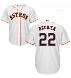 Mens Majestic Houston Astros 22 Josh Reddick Replica White Home Cool Base MLB Jersey Mens Majestic Houston Astros 22 Josh Reddick Replica White Home Cool Base MLB Jersey