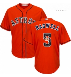Mens Majestic Houston Astros 5 Jeff Bagwell Authentic Orange Team Logo Fashion Cool Base MLB Jersey Mens Majestic Houston Astros 5 Jeff Bagwell Authentic Orange Team Logo Fashion Cool Base MLB Jersey