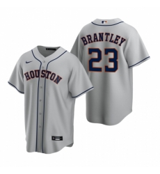 Mens Nike Houston Astros 23 Michael Brantley Gray Road Stitched Baseball Jersey Mens Nike Houston Astros 23 Michael Brantley Gray Road Stitched Baseball Jersey