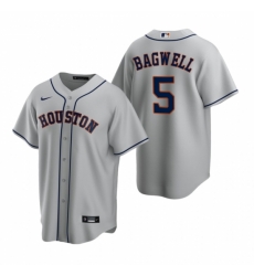 Mens Nike Houston Astros 5 Jeff Bagwell Gray Road Stitched Baseball Jerse Mens Nike Houston Astros 5 Jeff Bagwell Gray Road Stitched Baseball Jerse