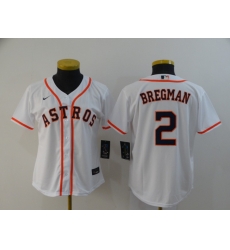 Women Astros 2 Alex Bregman White Women 2020 Nike Cool Base Jersey Women Astros 2 Alex Bregman White Women 2020 Nike Cool Base Jersey