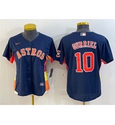 Women Houston Astros 10 Yuli Gurriel Navy With Patch Cool Base Stitched Baseball Jerseys Women Houston Astros 10 Yuli Gurriel Navy With Patch Cool Base Stitched Baseball Jerseys
