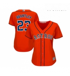 Womens Houston Astros 23 Michael Brantley Authentic Orange Alternate Cool Base Baseball Jersey Womens Houston Astros 23 Michael Brantley Authentic Orange Alternate Cool Base Baseball Jersey
