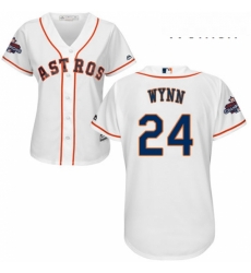 Womens Majestic Houston Astros 24 Jimmy Wynn Authentic White Home 2017 World Series Champions Cool Base MLB Jersey Womens Majestic Houston Astros 24 Jimmy Wynn Authentic White Home 2017 World Series Champions Cool Base MLB Jersey