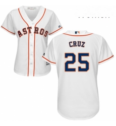 Womens Majestic Houston Astros 25 Jose Cruz Replica White Home Cool Base MLB Jersey Womens Majestic Houston Astros 25 Jose Cruz Replica White Home Cool Base MLB Jersey