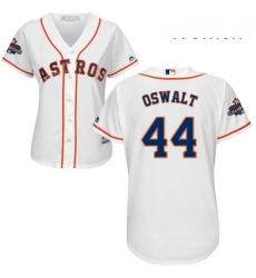Womens Majestic Houston Astros 44 Roy Oswalt Authentic White Home 2017 World Series Champions Cool Base MLB Jersey Womens Majestic Houston Astros 44 Roy Oswalt Authentic White Home 2017 World Series Champions Cool Base MLB Jersey