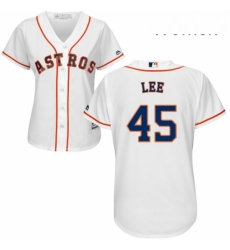 Womens Majestic Houston Astros 45 Carlos Lee Authentic White Home Cool Base MLB Jersey Womens Majestic Houston Astros 45 Carlos Lee Authentic White Home Cool Base MLB Jersey
