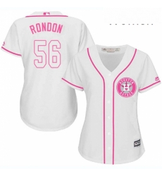 Womens Majestic Houston Astros 56 Hector Rondon Authentic White Fashion Cool Base MLB Jersey Womens Majestic Houston Astros 56 Hector Rondon Authentic White Fashion Cool Base MLB Jersey
