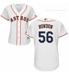 Womens Majestic Houston Astros 56 Hector Rondon Replica White Home Cool Base MLB Jersey Womens Majestic Houston Astros 56 Hector Rondon Replica White Home Cool Base MLB Jersey