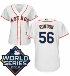 Womens Majestic Houston Astros 56 Hector Rondon White Home Cool Base Sitched 2019 World Series Patch jersey Womens Majestic Houston Astros 56 Hector Rondon White Home Cool Base Sitched 2019 World Series Patch jersey