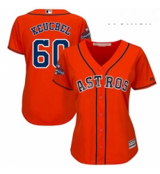 Womens Majestic Houston Astros 60 Dallas Keuchel Replica Orange Alternate 2017 World Series Champions Cool Base MLB Jersey Womens Majestic Houston Astros 60 Dallas Keuchel Replica Orange Alternate 2017 World Series Champions Cool Base MLB Jersey