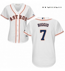 Womens Majestic Houston Astros 7 Craig Biggio Replica White Home Cool Base MLB Jersey Womens Majestic Houston Astros 7 Craig Biggio Replica White Home Cool Base MLB Jersey