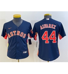 Youth Houston Astros 44 Yordan Alvarez Navy With Patch Cool Base Stitched Jerseys Youth Houston Astros 44 Yordan Alvarez Navy With Patch Cool Base Stitched Jerseys