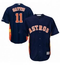 Youth Majestic Houston Astros 11 Evan Gattis Replica Navy Blue Alternate Cool Base MLB Jersey Youth Majestic Houston Astros 11 Evan Gattis Replica Navy Blue Alternate Cool Base MLB Jersey