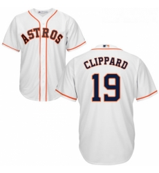 Youth Majestic Houston Astros 19 Tyler Clippard Authentic White Home Cool Base MLB Jersey Youth Majestic Houston Astros 19 Tyler Clippard Authentic White Home Cool Base MLB Jersey