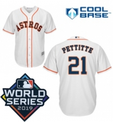 Youth Majestic Houston Astros 21 Andy Pettitte White Home Cool Base Sitched 2019 World Series Patch Jersey Youth Majestic Houston Astros 21 Andy Pettitte White Home Cool Base Sitched 2019 World Series Patch Jersey