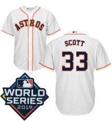 Youth Majestic Houston Astros 33 Mike Scott White Home Cool Base Sitched 2019 World Series Patch Jersey Youth Majestic Houston Astros 33 Mike Scott White Home Cool Base Sitched 2019 World Series Patch Jersey