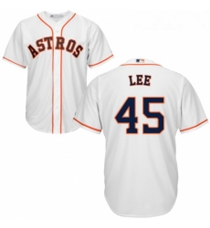 Youth Majestic Houston Astros 45 Carlos Lee Authentic White Home Cool Base MLB Jersey Youth Majestic Houston Astros 45 Carlos Lee Authentic White Home Cool Base MLB Jersey