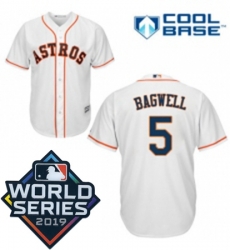 Youth Majestic Houston Astros 5 Jeff Bagwell White Home Cool Base Sitched 2019 World Series Patch Jersey Youth Majestic Houston Astros 5 Jeff Bagwell White Home Cool Base Sitched 2019 World Series Patch Jersey