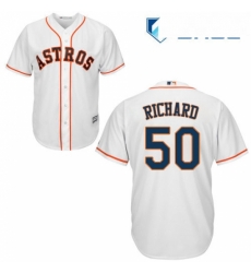 Youth Majestic Houston Astros 50 JR Richard Replica White Home Cool Base MLB Jersey Youth Majestic Houston Astros 50 JR Richard Replica White Home Cool Base MLB Jersey