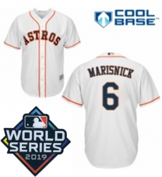 Youth Majestic Houston Astros 6 Jake Marisnick White Home Cool Base Sitched 2019 World Series Patch jersey Youth Majestic Houston Astros 6 Jake Marisnick White Home Cool Base Sitched 2019 World Series Patch jersey