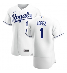 Men Kansas City Royals 1 Nicky Lopez Men Nike White Home 2020 Flex Base Player MLB Jersey Men Kansas City Royals 1 Nicky Lopez Men Nike White Home 2020 Flex Base Player MLB Jersey