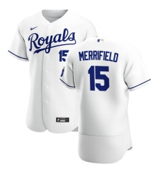 Men Kansas City Royals 15 Whit Merrifield Men Nike White Home 2020 Flex Base Player MLB Jersey Men Kansas City Royals 15 Whit Merrifield Men Nike White Home 2020 Flex Base Player MLB Jersey