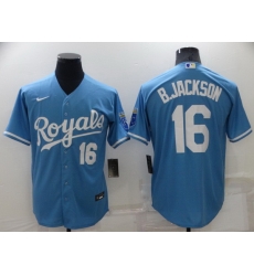 Men Kansas City Royals 16 Bo Jackson Light Blue Cool Base Stitched jersey Men Kansas City Royals 16 Bo Jackson Light Blue Cool Base Stitched jersey