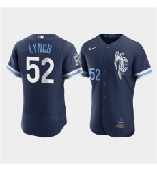 Men Kansas City Royals 52 Daniel Lynch 2022 Navy City Connect Flex Base Stitched MLB jersey Men Kansas City Royals 52 Daniel Lynch 2022 Navy City Connect Flex Base Stitched MLB jersey