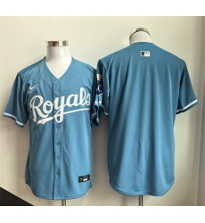 Men Kansas City Royals Blank Light Blue Limited Stitched Baseball Jersey Men Kansas City Royals Blank Light Blue Limited Stitched Baseball Jersey
