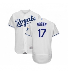 Mens Kansas City Royals 17 Hunter Dozier White Flexbase Authentic Collection Baseball Jersey Mens Kansas City Royals 17 Hunter Dozier White Flexbase Authentic Collection Baseball Jersey