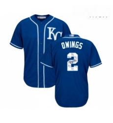 Mens Kansas City Royals 2 Chris Owings Blue Authentic Blue Team Logo Fashion Cool Base Baseball Jersey Mens Kansas City Royals 2 Chris Owings Blue Authentic Blue Team Logo Fashion Cool Base Baseball Jersey
