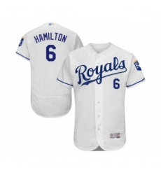 Mens Kansas City Royals 6 Billy Hamilton White Flexbase Authentic Collection Baseball Jersey Mens Kansas City Royals 6 Billy Hamilton White Flexbase Authentic Collection Baseball Jersey